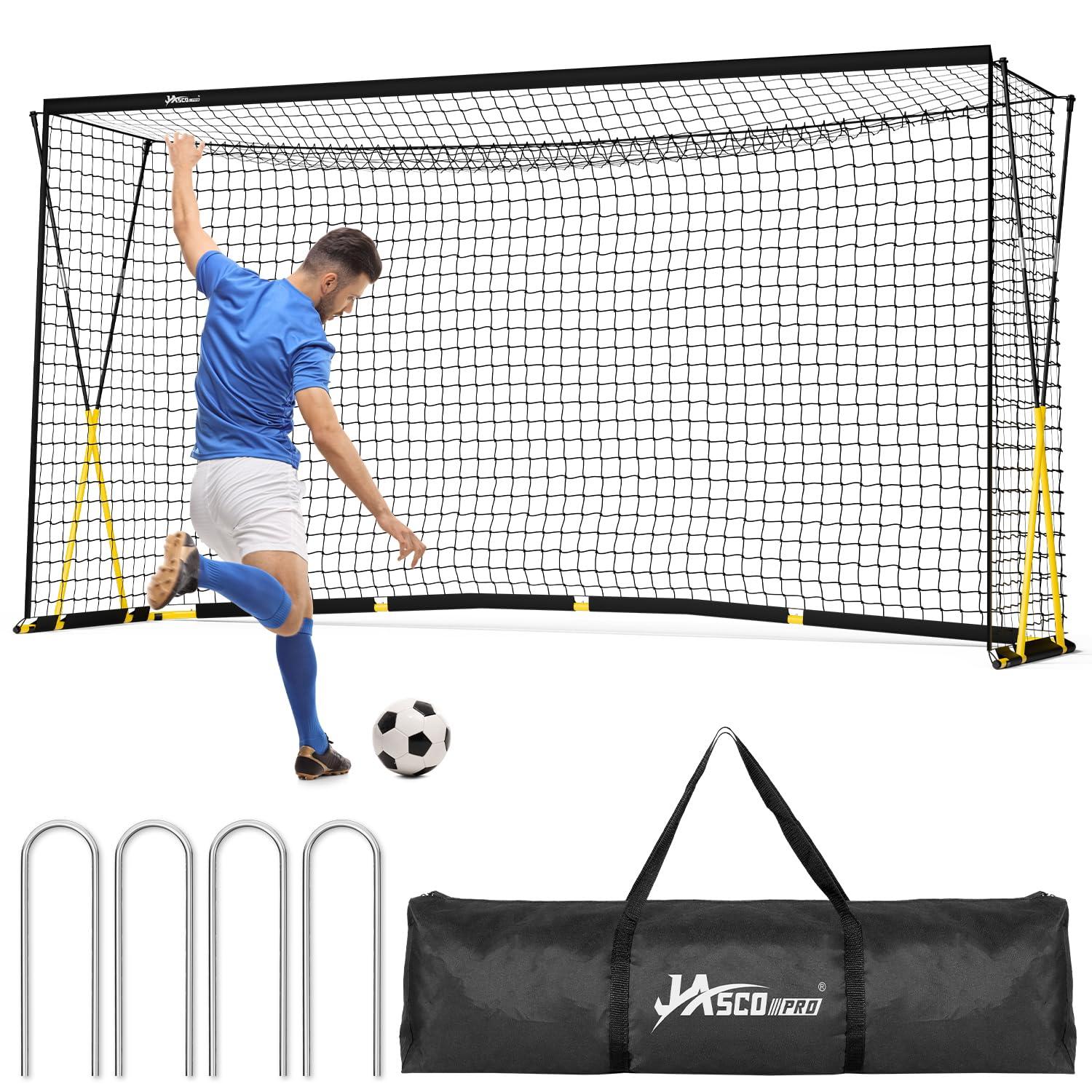 Fußballtor, groß - 366 x 180 cm - 10 kg - Wetterfest und transportabel