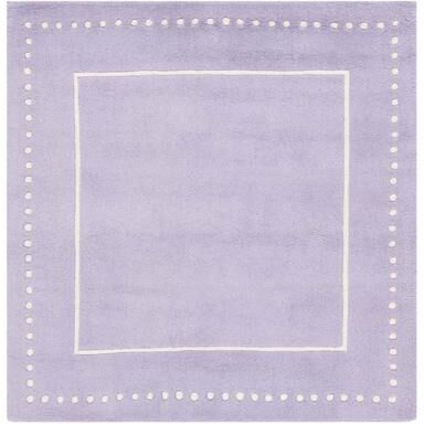 SAFAVIEH Handmade Bella Alverta Dotted Border Wool Rug