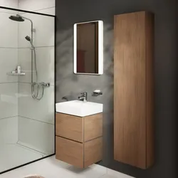 hansgrohe Xilesa E Hochschrank 54286550 400x200mm, Türanschlag rechts, Eiche Kaschmir
