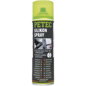 PETEC Silikonspray 70850, 360°-Ventil, reduziert Verschleiß & Abnutzung, 500ml