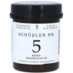 Schüssler NR.5 Kalium phosphoricum D 6 T 1000 St