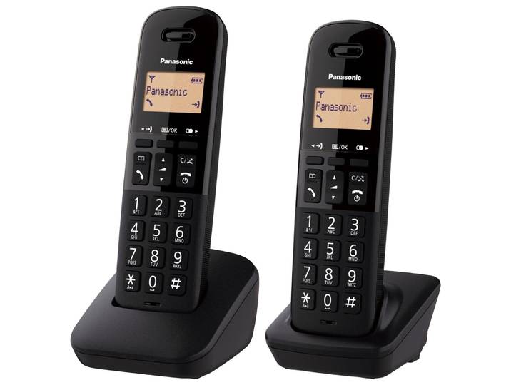 Téléphone fixe sans fil Duo - KX-TGB612FRB - Noir PANASONIC