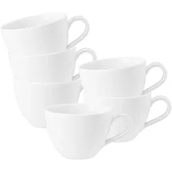 Seltmann, Tasse, Beat Color Glaze Kaffeetassen (260 ml, 6x)