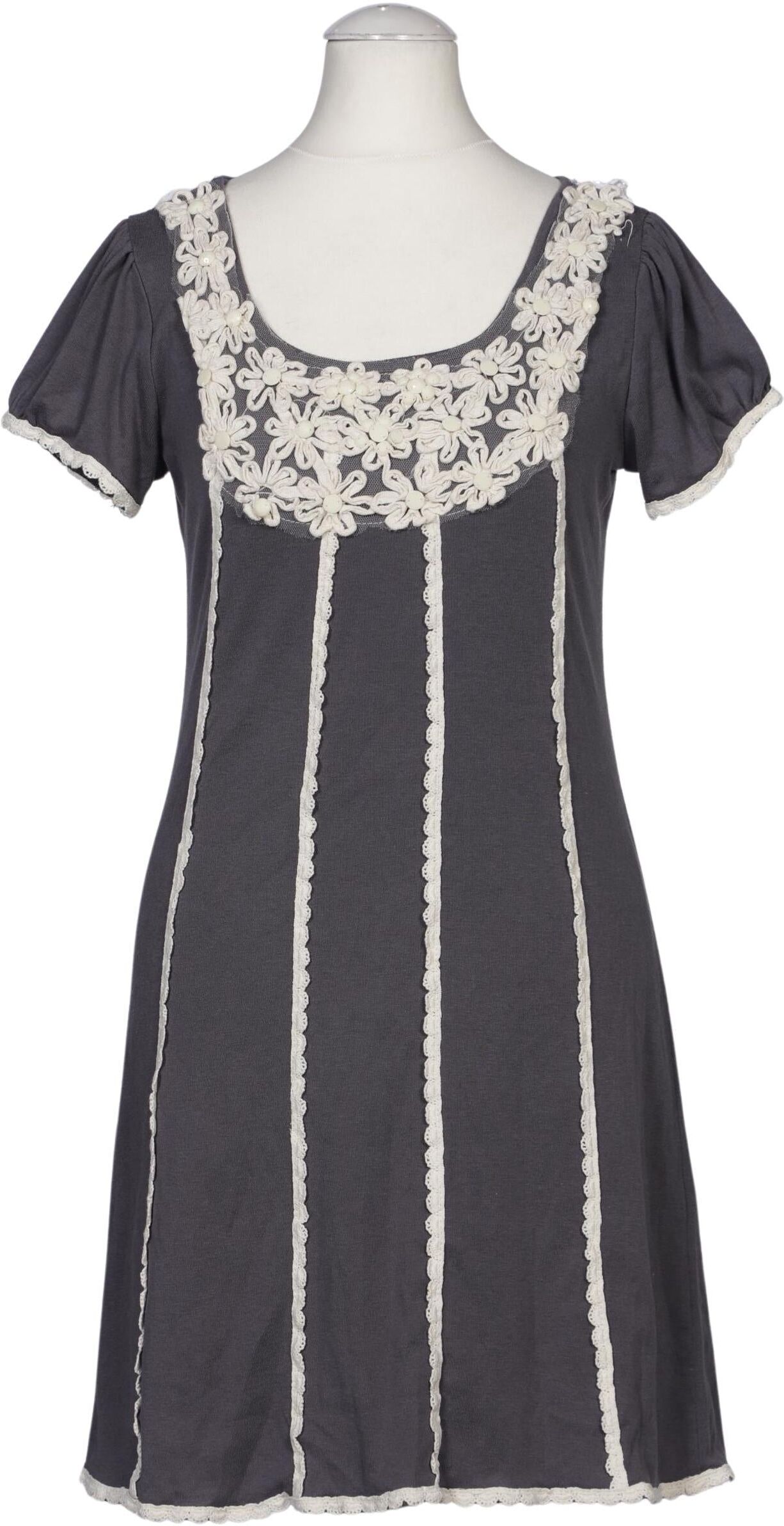Little Mistress Damen Kleid, Grau, Gr. S, Baumwolle / Synthetik - Second Hand