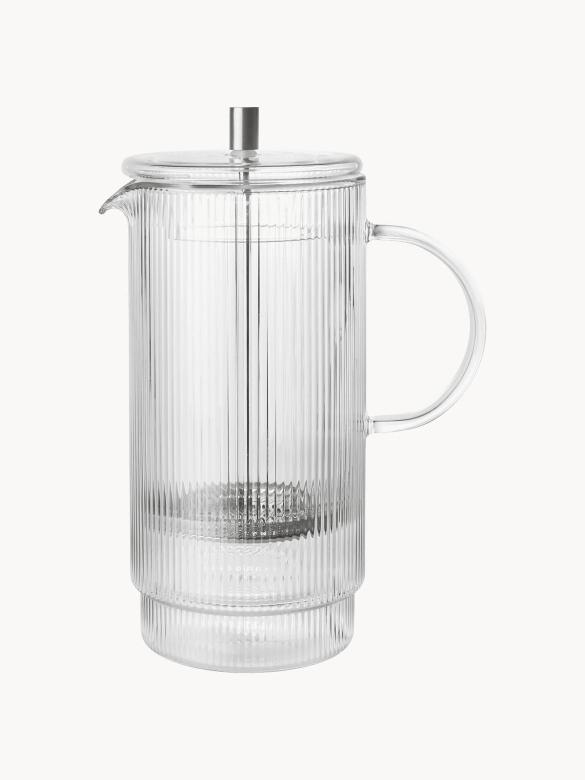 ferm LIVING Mondgeblazen French Press Ripple