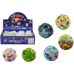Leuchtender Ball zum Hüpfen und Kneten mit Vorsprüngen Dinosaurier 7cm