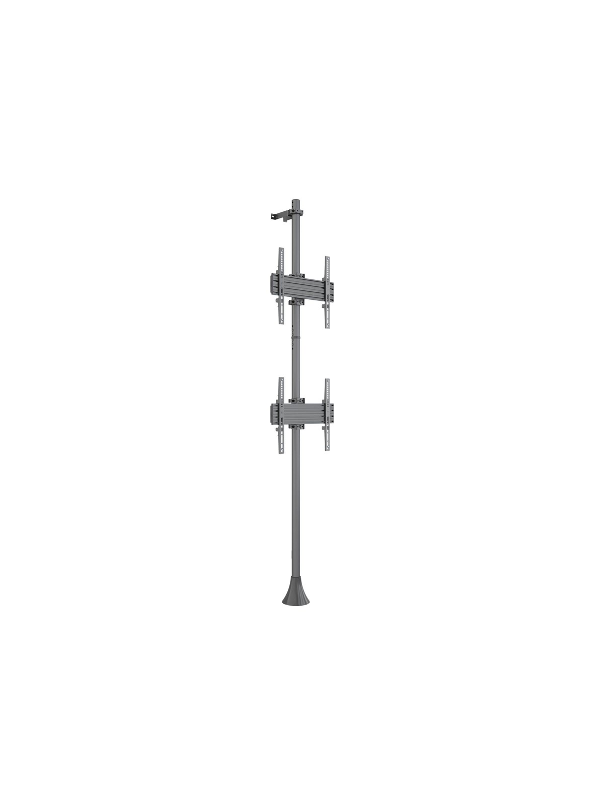 Multibrackets M Pro Series - stand - for 2 LCD displays - black - Max 60 kg - recommended for 65"