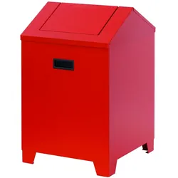Stumpf & Kossendey Putzwollkasten, Abfalleimer, Rot