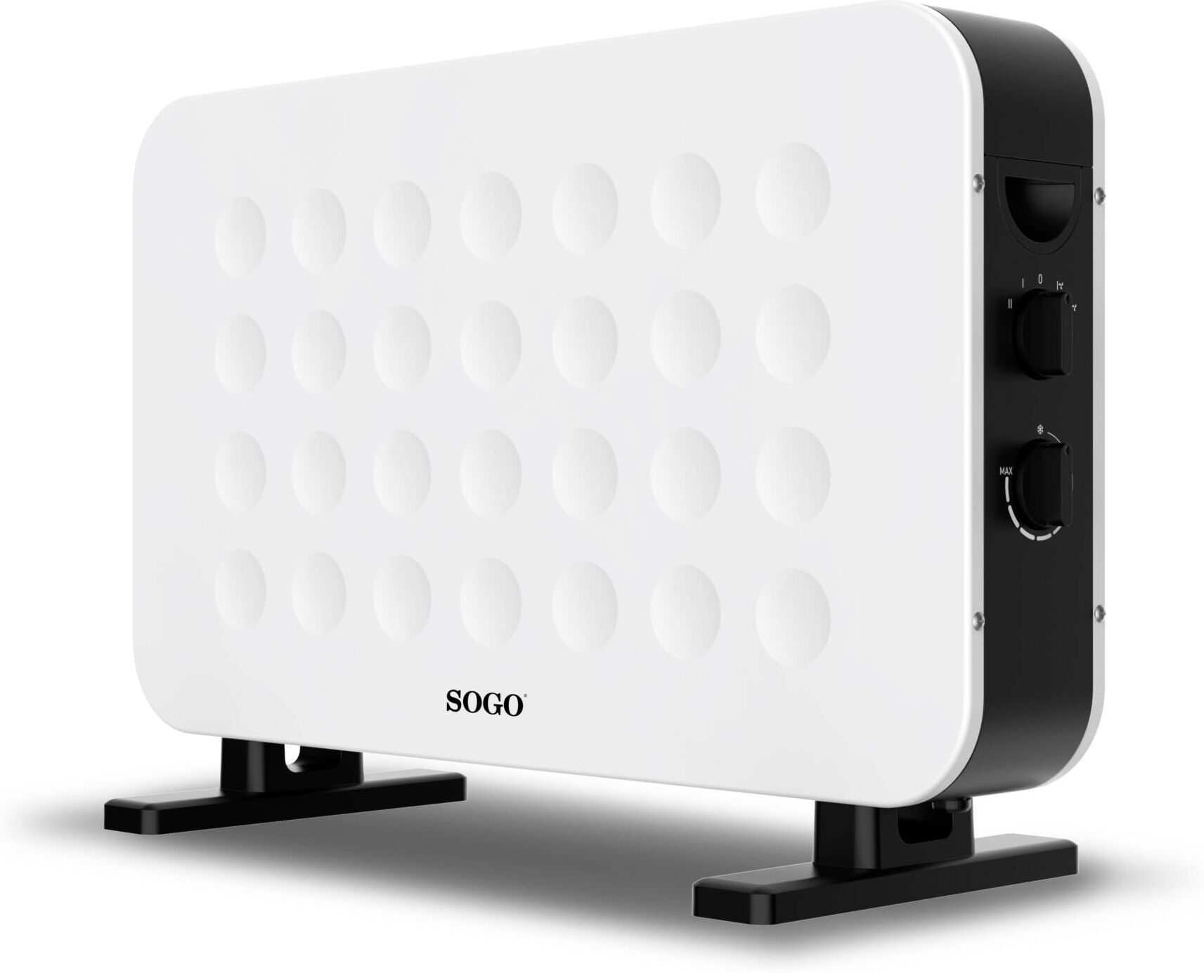 Sogo Calefactor convector CAL-SS-18475 turbo 2000W. Blanco