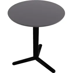 Gastronomie Tisch Arket rund 60 cm grey black