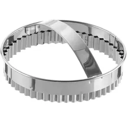 Schneider - Ausstecher "Rund", gezackt 120 mm, Höhe: 30 mm, Edelstahl