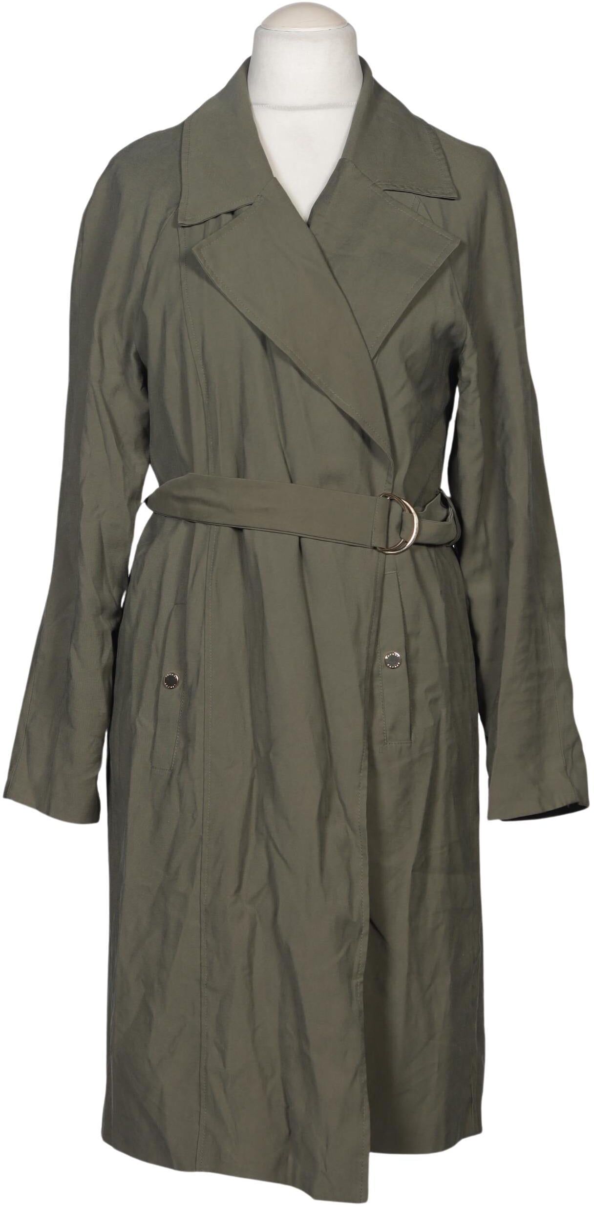 NAF NAF Damen Mantel, Grün, Gr. EU 38, Viskose / Synthetik - Second Hand