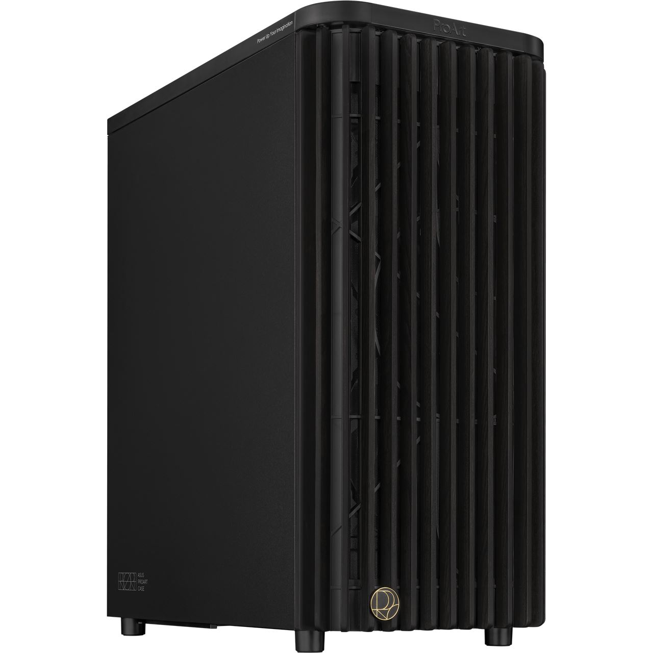 Asus ProArt PA401 Wood Edition Midi Tower ohne Netzteil schwarz