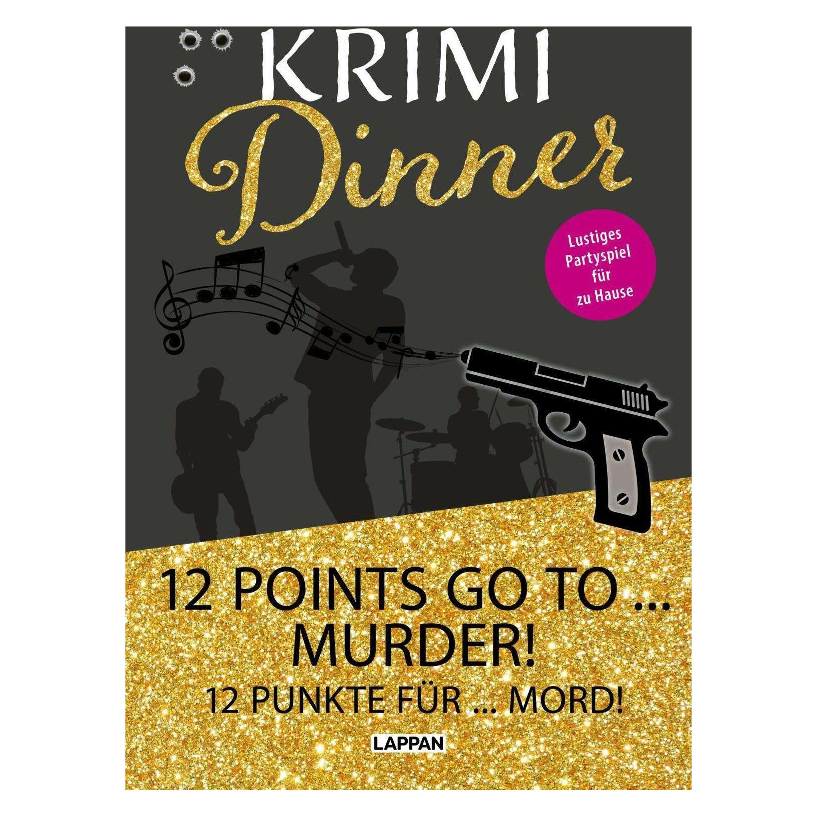 Carlsen Interaktives Krimi-Dinner-Buch: 12 points go to... murder! (Deutsch, 6 - 8 Spieler) (42298191)