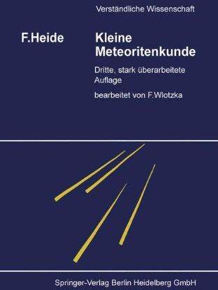 Heide Fritz - Kleine Meteoritenkunde (Verständliche Wissenschaft) - Preis vom 09.10.2026 07:28:09 h