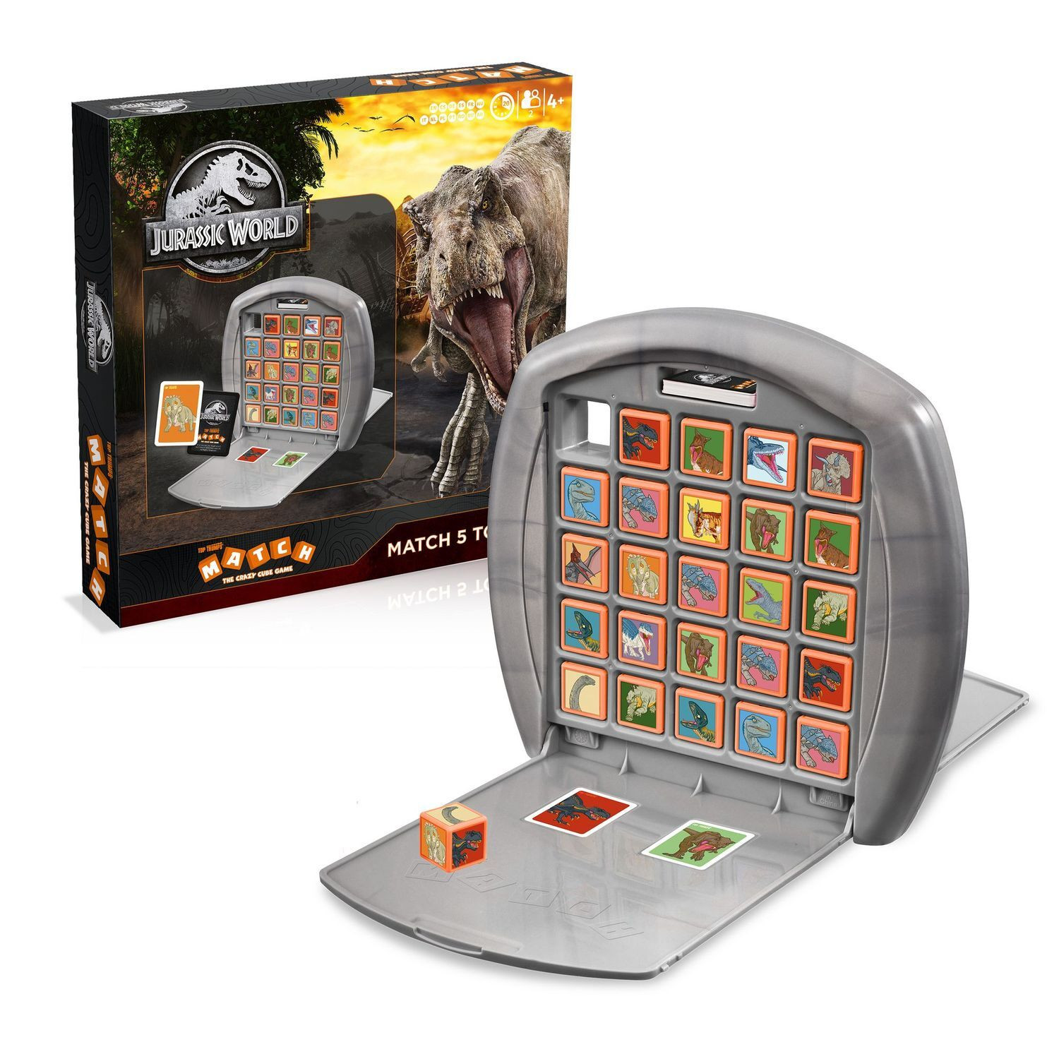 Winning Moves Top Trumps Match Jurassic World Dobbelspel voor kinderen