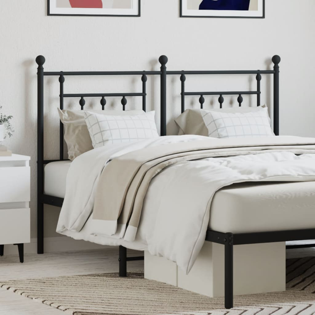 Marlow Home Co. Metal Replace Headboard Black 135 Cm Black 140 x 190cm