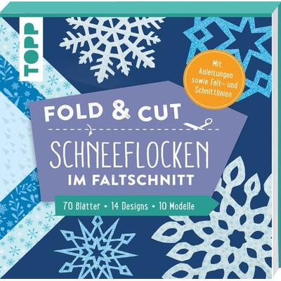 Fold & cut: Schneeflocken im Faltschnitt. Mit Anleitungen sowie Falt- und Schnittlinien, Taschenbuch von Frechverlag, Frechverlag GmbH,
