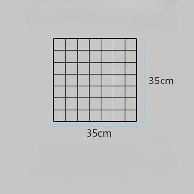 Modern Grid Panel Display Hooks Metal Grid Wall Display Brackets For Photo Art And Jewelry Booths black Grid s