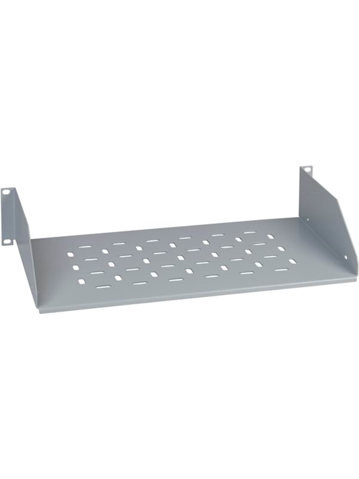 LK Actassi 19'' fixed shelf 2u on 2 uprights d400 with permissi