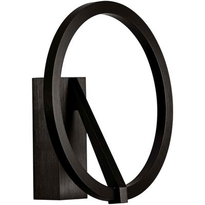 NOVA LUCE Wandleuchte "TILIA", schwarz, 1, Ø 22cm H: 10cm, 1 Stk., Leuchten, Wandleuchte