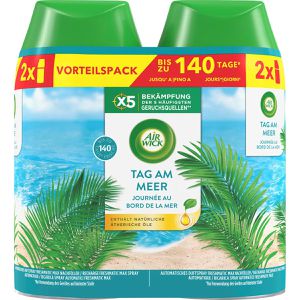 Airwick Raumduft Freshmatic Max Life Scents, Duo, 2x 250ml, Nachfüller, Doppelpack, Tag am Meer
