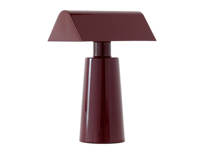 &Tradition Lampe de table portable Caret MF1 Dark burgundy
