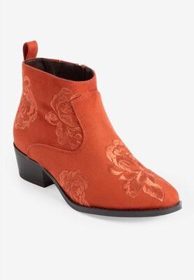 Women's The Gwyneth Bootie by Comfortview in Copper (Size 10 M)