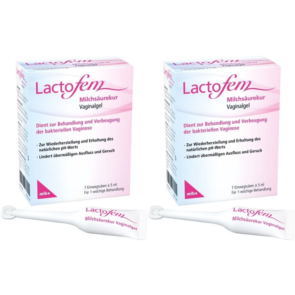 Lactofem Milchsäurekur Vaginalgel 2x 2x7x5 ml