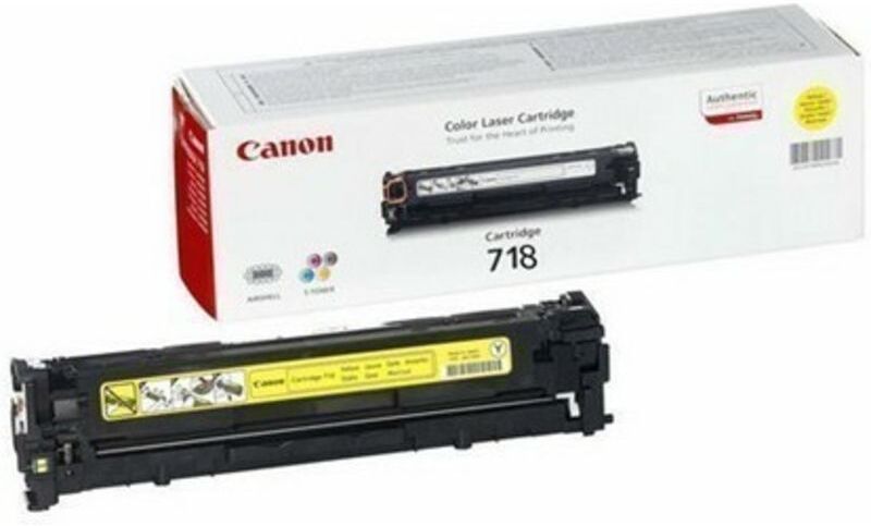 Canon 718 Y - Jaune - Toner Jaune