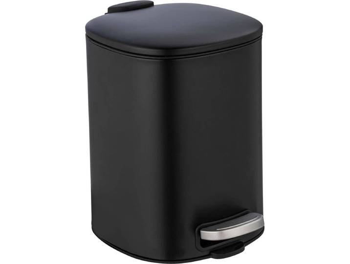 Prullenbak ALASSIO\, met pedaal en Easy-Close functie\, 5 L\, WENKO