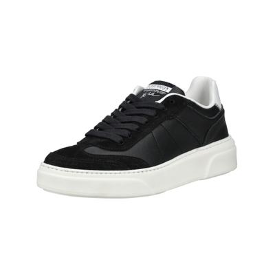 Sneaker STEVE MADDEN "STEVE MADDEN Sneaker Leder", Herren, Gr. 42, schwarz, Leder, Schuhe Sneaker