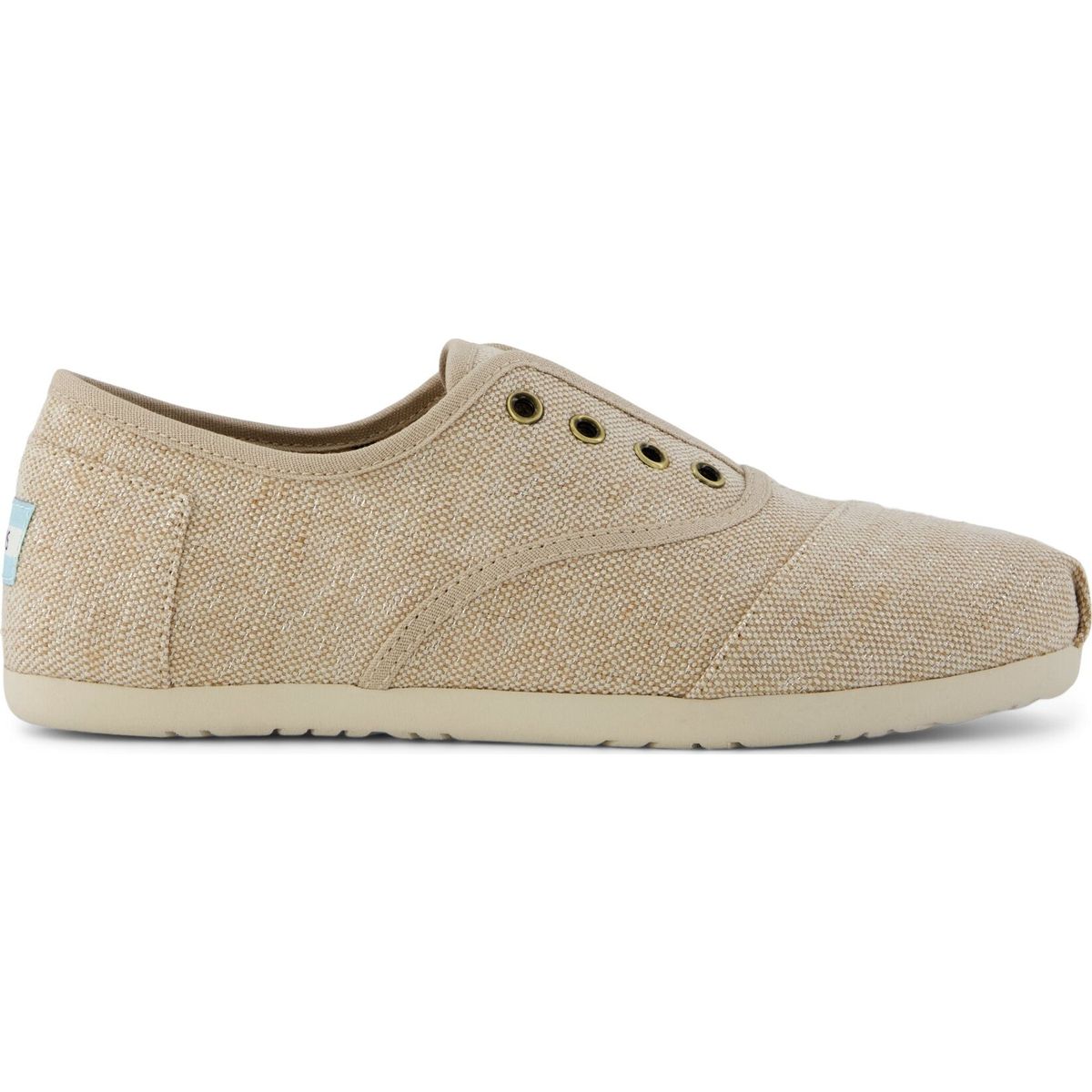 Toms Cordones Plus gold tonal sparkle woven 41 10023132-41