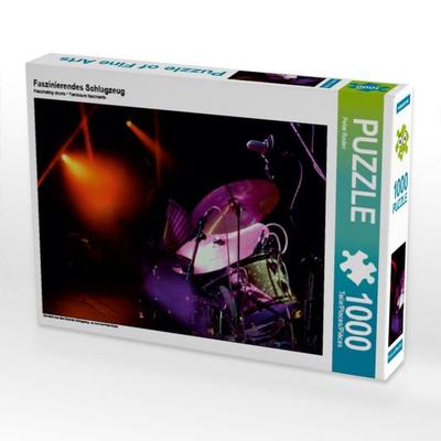 CALVENDO Puzzle Faszinierendes Schlagzeug | 1000 Teile Lege-Größe 64x48cm Foto-Puzzle für glückliche Stunden