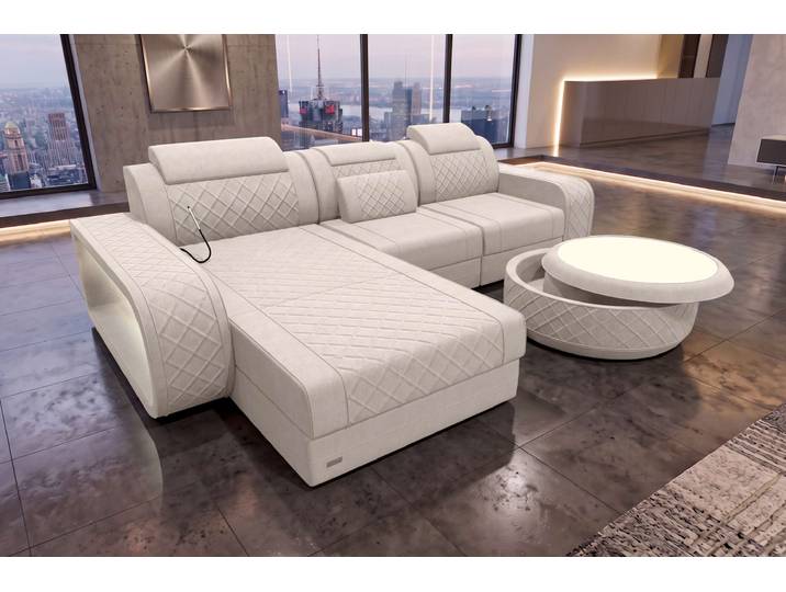 Ecksofa Berlin L Form Stoffsofa