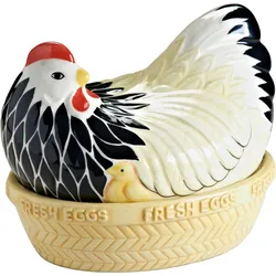 Hen Nest Eierbehälter Huhn bunt