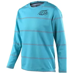 Troy Lee Designs, Mädchen, Velotrikot, Flowline (S), Blau, S