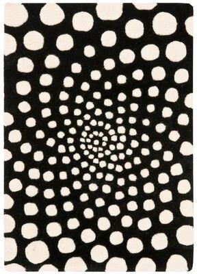 SAFAVIEH Soho Handmade Abstract Dots N.Z. Wool Area Rug