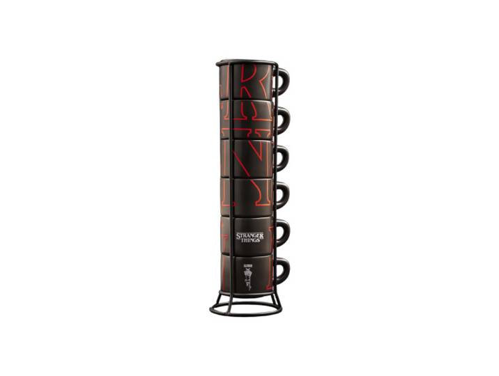 Bialetti Stranger Things stapelbare Tassen, 6 x 80 ml
