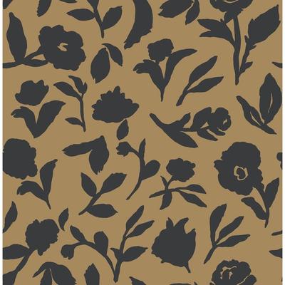 Tempaper Dancing Pansy Peel and Stick Wallpaper By She She - 28 sq. ft.