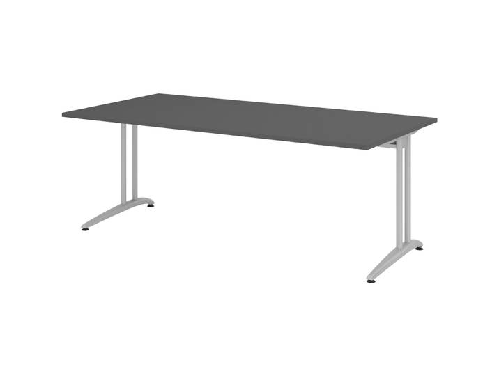 Schreibtisch Office Graphit 200 x 100 cm - Schreibtisch