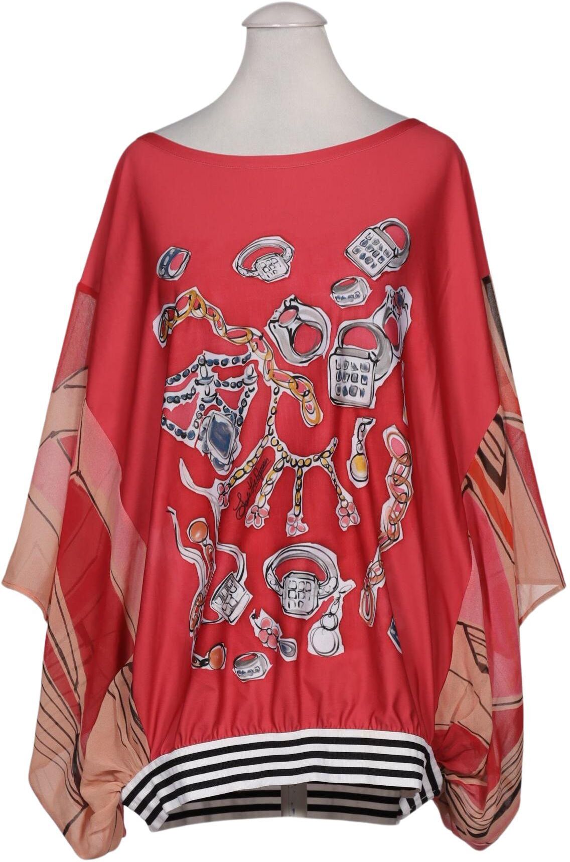 Save THE Queen! Damen Bluse, Rot, Gr. S, Synthetik - Second Hand