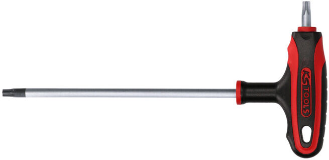 TX Clé mâle percé, poignée en T, T9 ; KS Tools (151.8119)