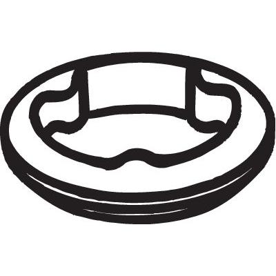 BOSAL Dichtung, Abgasrohr 256904 für Porsche VW KIA ASIA MOTORS