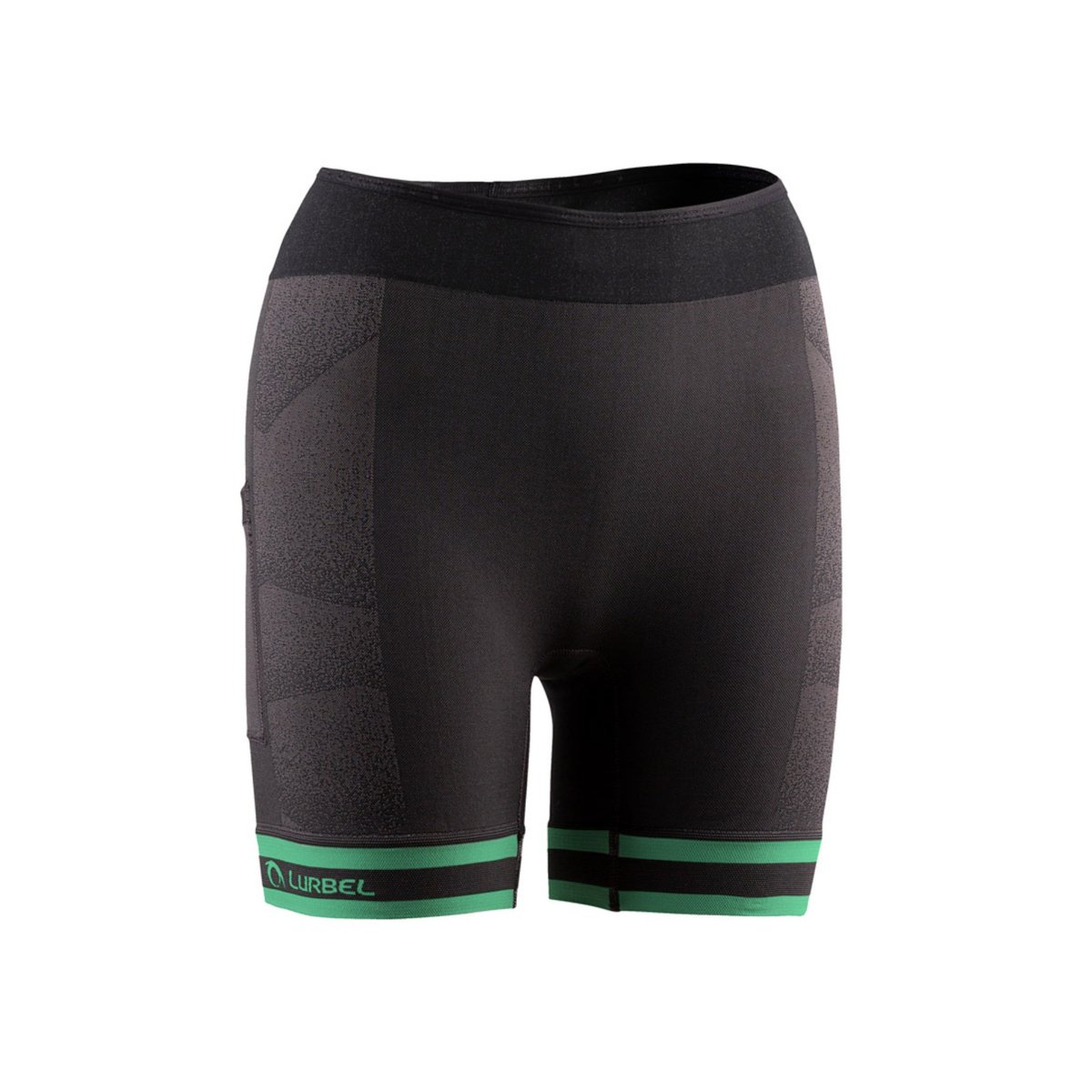 Leggings Curtas Lurbel Spirit Preto Verde Mulher, Tamanho S Mulher