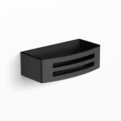 Duschkorb individual 220x110x70mm schwarz matt Einsatz Schwarz VIG