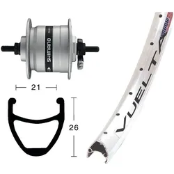 Rodi, Laufräder, (Vorderrad, 28")