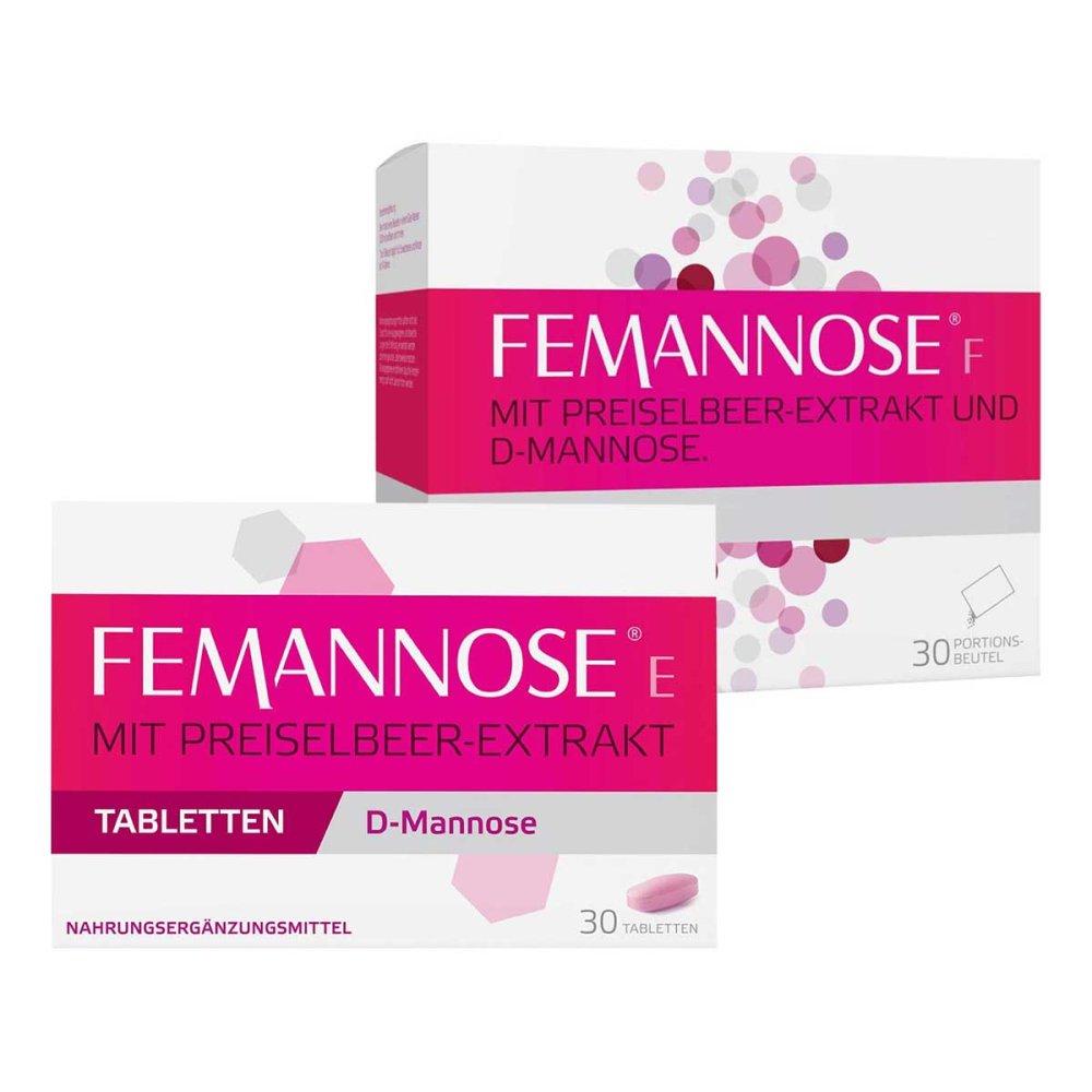MCM KLOSTERFRAU Vertr. GmbH Femannose E Tabletten (30 stk) & Femannose F Granulat (30 stk) 08105918