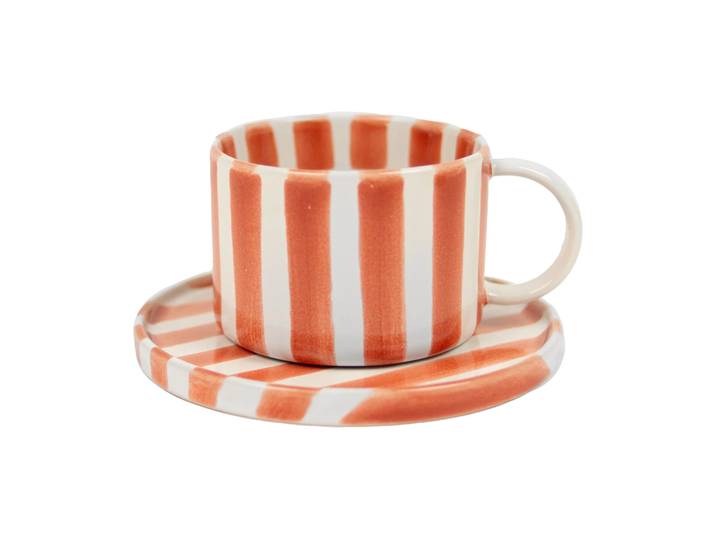 Olsson & Jensen Tasse et soucoupe Monica Rouille