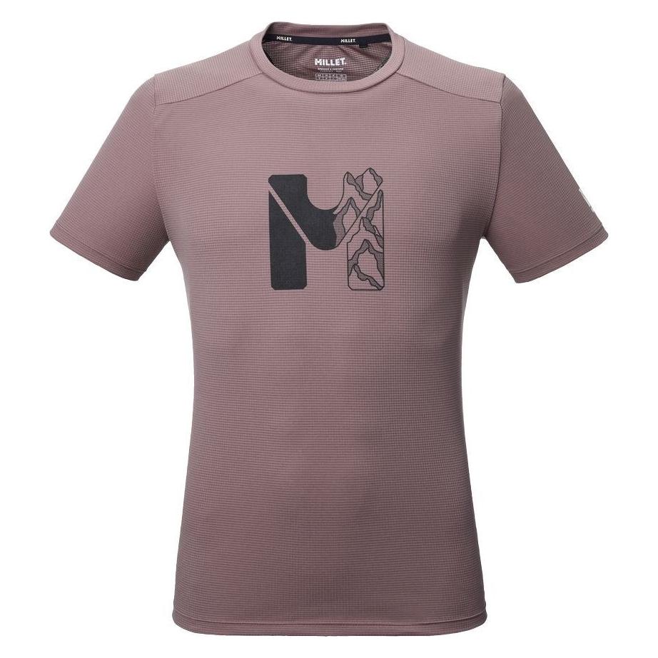 Millet Funktionsshirt Kamet Map Ts SS - pepper (XL) (MILL06156-3515720650673)